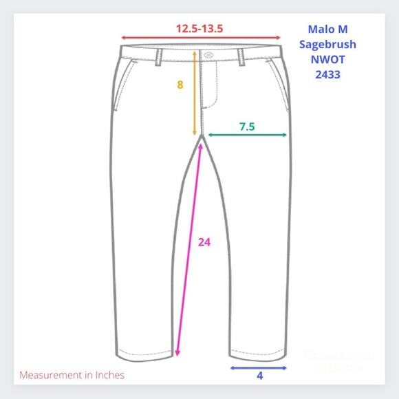 NWT MALO Republic On the Run 7/8 Tights SIZE M Sagebrush Green Yoga Pants NEW - Picture 5 of 14